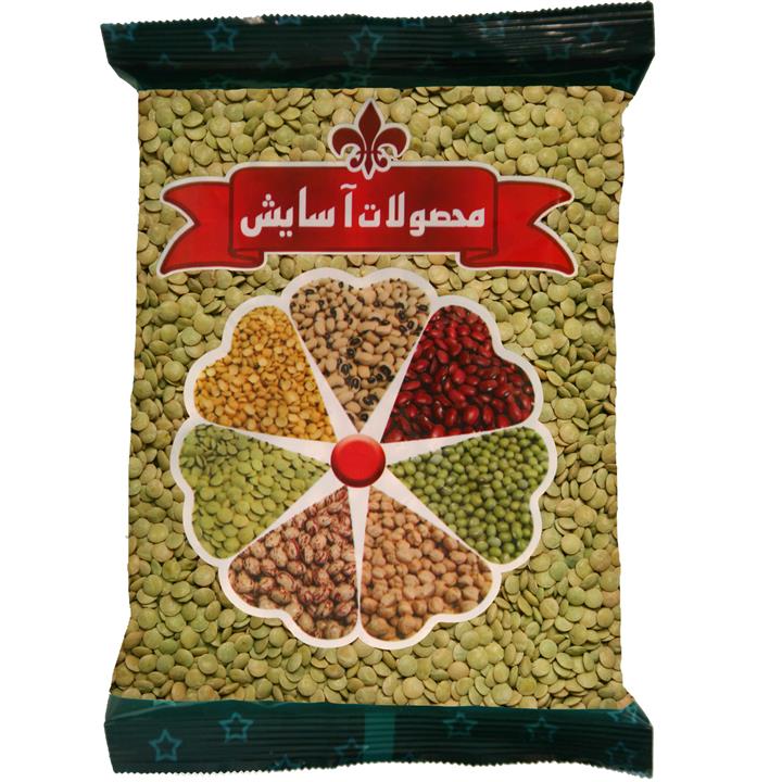 عدس سبز آسایش - 700 گرم